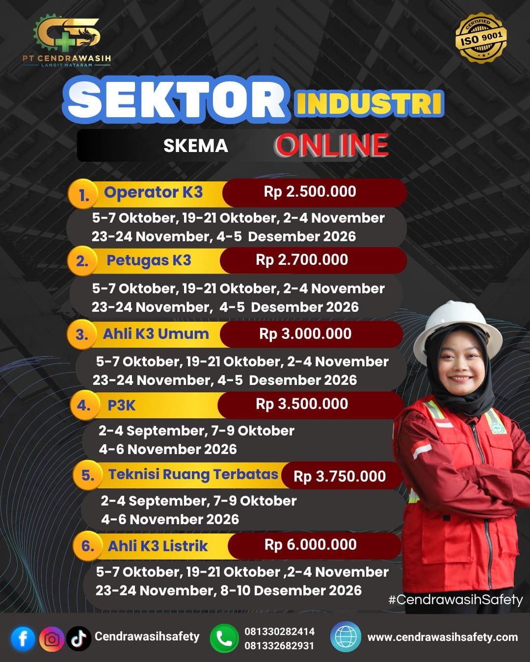 jadwal pelatihan baru 2